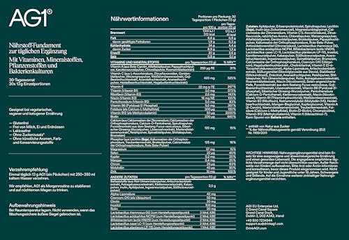 AG1 Greens Powder Supplement | Daily Nutrient Boost: Vitamins, Minerals, Gut-Friendly Bacteria, Gluten Free, Vegan and Keto Friendly | 70+ Ingredients by AG1 Athletic Greens (Travel Packs, 15 Count) - Image 7