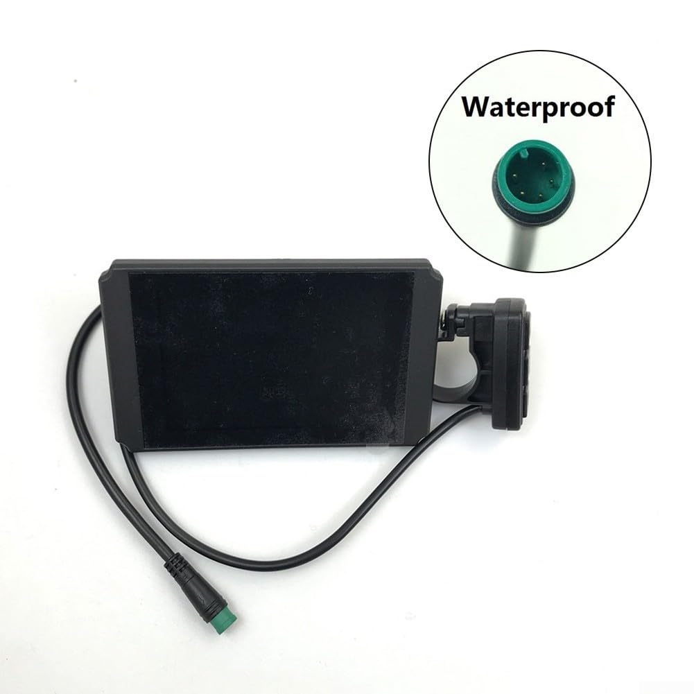 Compteur de vélo électrique étanche avec écran LCD pour KT LCD8H avec télécommande et support
