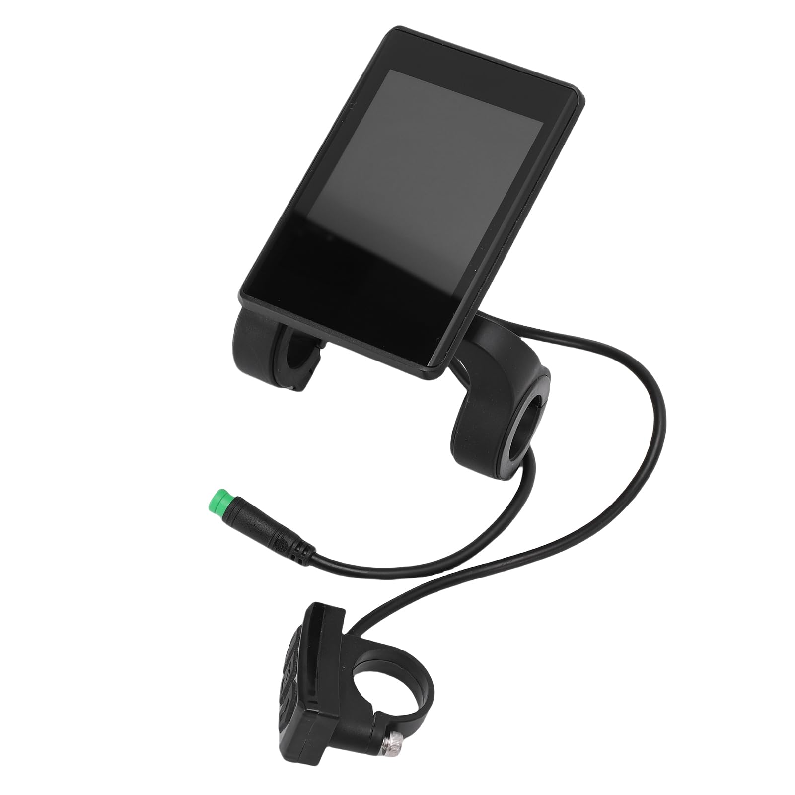 SENECESLI Elektrofahrrad LCD Display, 5 Pin E Fahrradanzeigescheibe Bedienfeld Wasser, Geeignet für Elektrofahrräder Modifikation Geeignet