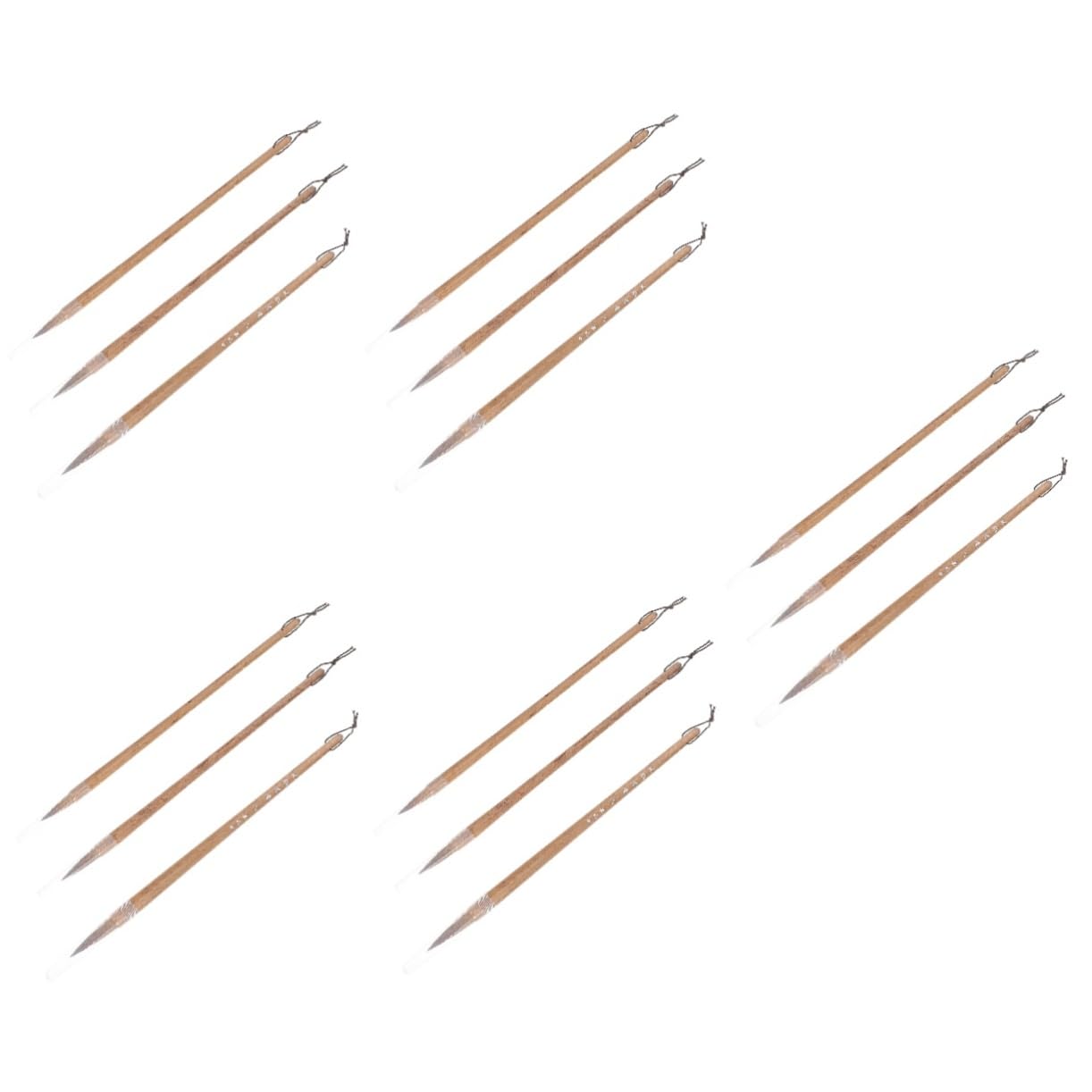 OSALADI 5 Set Per Calligrafia Cinesi Professionale Per Principianti Con Ergonomico Per Scrittura E Arte Include Medio E Piccolo 3 Pezzi * 5