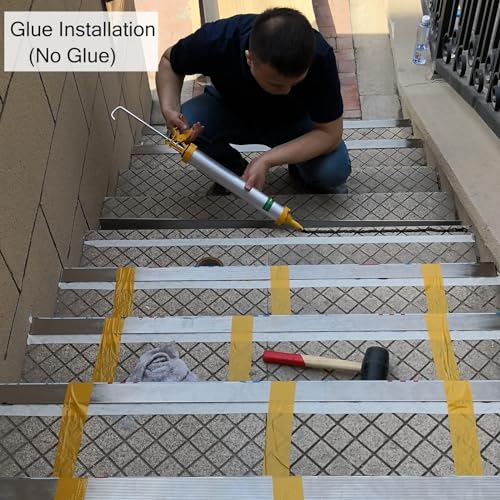 Moldura de hormigón antideslizante para evitar caídas en escaleras de azulejo exteriores 7
