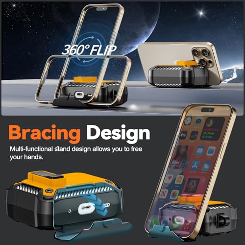 Image of Compatible with AirPods Pro 1st /2nd Case with Phone Stand,Automatic Snap Switch Lock,Carbon Fiber Texture Design Cover with Cleaner Kit (Yellow,for AirPods Pro 1st /2nd)