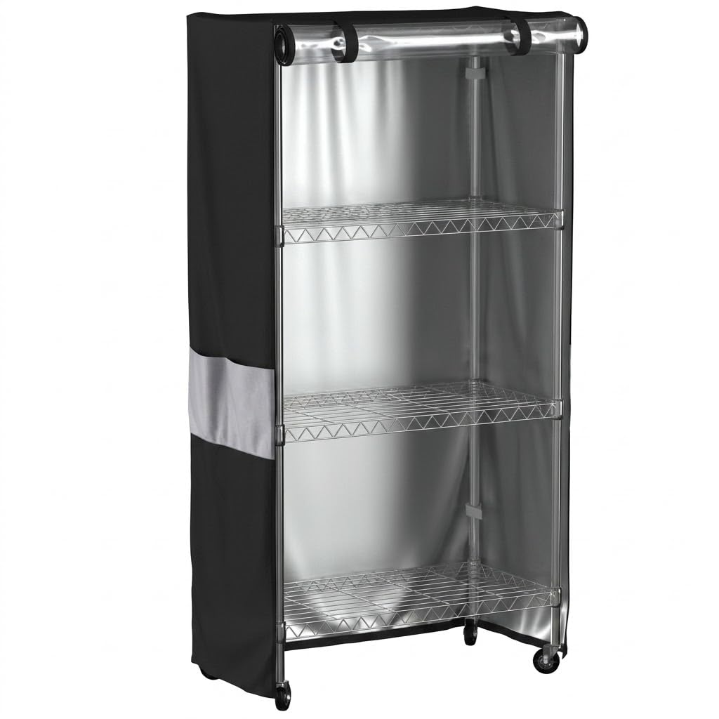 Wire Shelf Cover - Heavy Duty Dustproof Protection -11