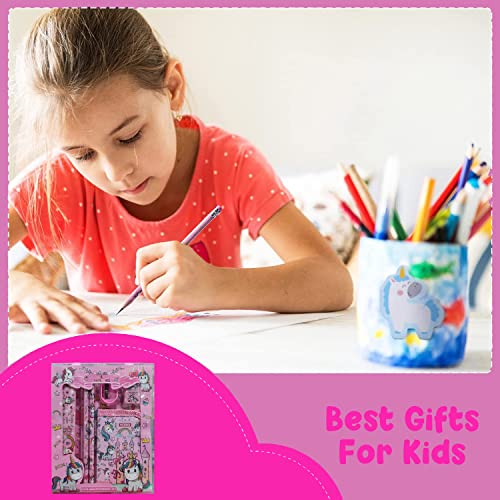 Image of Party Propz Return Gifts For Birthday For Kids Sets Of 6 Girls, Unicorn Theme Stationary Items | Best Birthday Return Gifts For Kids | Children Bulk Pack Returns Gift Set | Unicorn Stationery