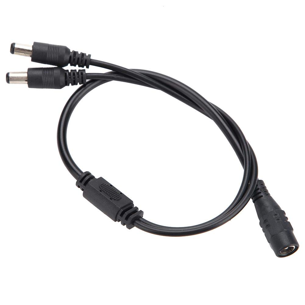 Kabel adaptera rozdzielacz, do kamery CCTV, system zasilania i taśmy LED, przyłącze oświetlenia, 1 gniazdo na 2/3/4/5 rozdzielacz kabel adapterowy Camcorder kabel zasilający (1 gniazdo na 2 wtyczki)