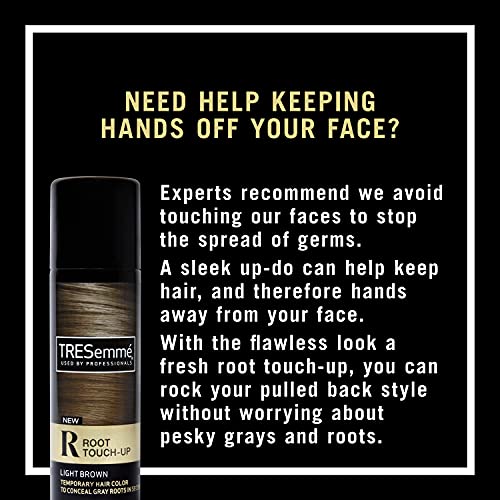 TRESemmé Root Touch-Up, Temporary Hair Color, Light Brown Hair Ammonia-free, Peroxide-free Root Cover Up Spray 2.5 oz