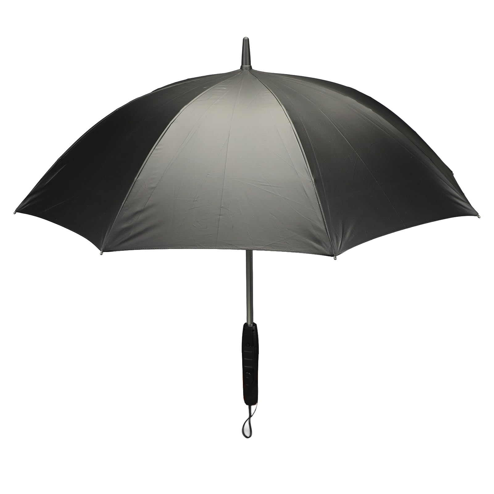 Parasol Przeciwsłoneczny Blokujący Promieniowanie UV z Wentylatorem i Spryskiwaczem 3-calowy Przenośny Parasol Zewnętrzny na Letnie Podróże Plaża Kemping Lekki 8 żeber Niebieski