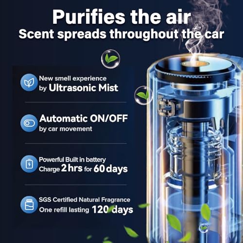 Difusor aromático eléctrico para auto con 8 fragancias miniatura 6