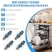 UPGRADED WD28X30219 Dishwasher Upper Rack-SS304 Compatible with General Electric GE Hotpoint Dishwasher Replacement Parts WD28X24397 WD28X23156 WD28X24421 WD28X25190 WD28X26104 Upper Dishrack Assembly