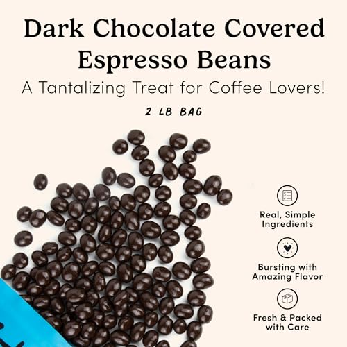 Nuts com Dark Chocolate Espresso Beans 2 lb