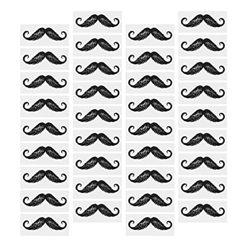 COHEALI 50 Uds Pegatinas Depilación Con Cera Protectores Bigote Traje Para Hombres Accesorios Ropa Vestir Para Hombres Kit Tiras Cera Para La Nariz Trajes Cejas