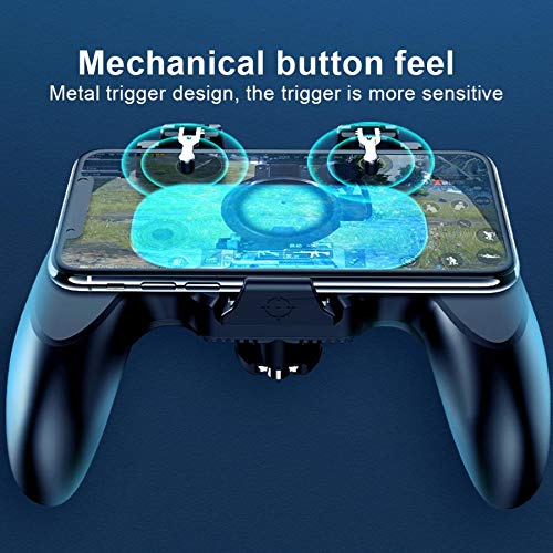 Alician H12 Mobile Gamepad ABS+Zinc Alloy with Semiconductor Cooling Shooting Game Artifact for Phones Built-in Battery Version - Thumbnail 2