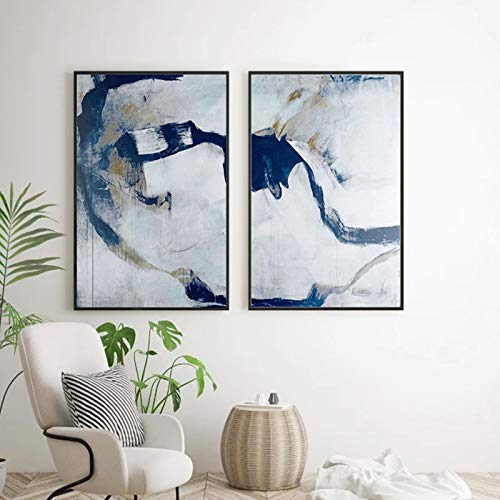 Toile Toile Peintures Photos d'Art Minimaliste Abstrait Nordique Salon Décor 70x100cm