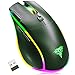 BENGOO Gaming Mouse Wired, USB Ergonomic Computer Mice with Chroma RGB Backlit, 6400 DPI Adjustable, 6 Programmable Buttons, Optical Laptop PC Gamer Gaming Mice with Weight Tuning