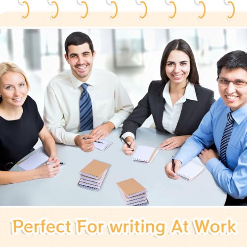 Image of Teling 50 Pcs Spiral Graph Paper Memo Pads Bulk 3x5 Inch Small Note Pads Top Spiral Pocket Graph Notebook 75 Pages Mini Grid Steno Notepads for Writing Sketching Drawing School Office Work Supplies