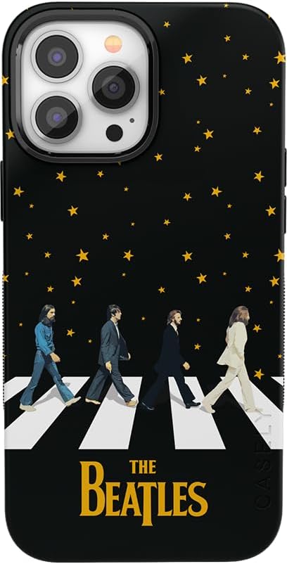Casely iPhone 13 Pro Max Case | Beatles | Night Walk | Abbey Road Dual Image | Compatible with MagSafe | Bold Protective Case Design