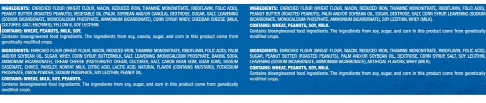 Lance Snack Kit – 36 Individual Packs of Crispy Filled Crackers for Travel, School & Work