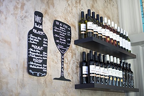 Securit Silhouet Fles Shape Board met Krijtmarkering, 0,3 x 19 x 50 cm, Multi-Color - Afbeelding 5