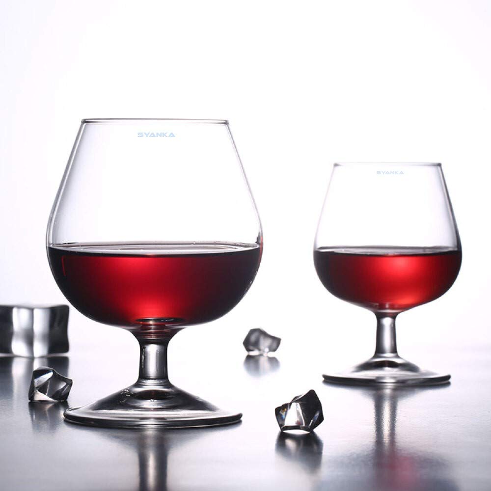 SYANKA Brandy Glasses Set - Lead-Free Crystal -7