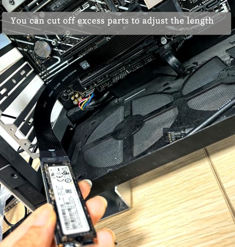 Cable Extensión PH417 M.2 M-Key NVME 30CM PCle4.0 x4 Alta Velocidad miniatura 4