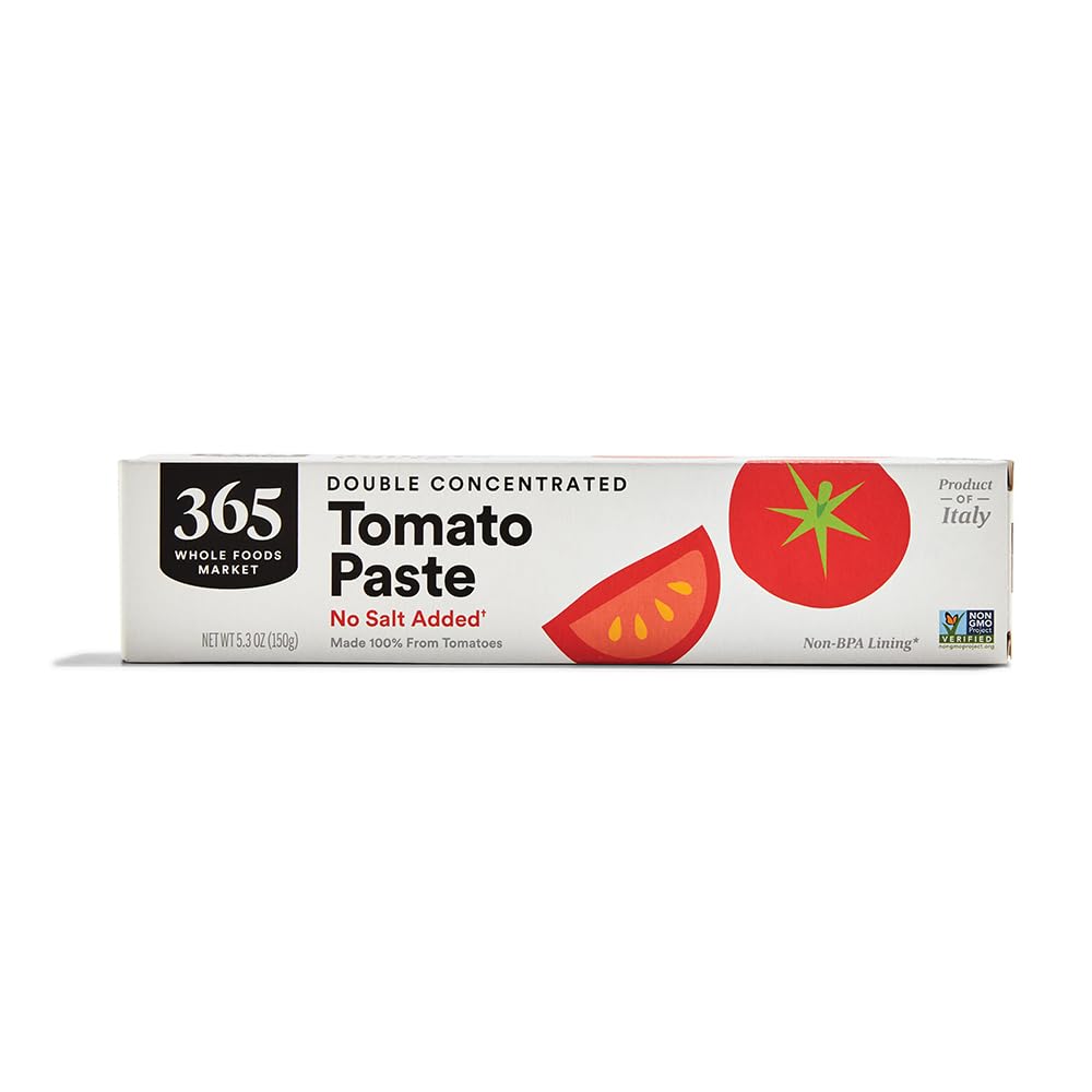 365 by Whole Foods Market, Tomato Paste, Double Concentrated, 5 Ounce 5.3 OZ