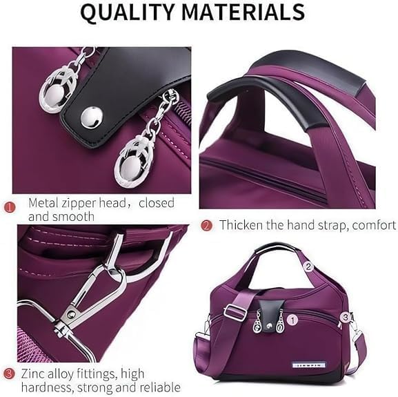2025 New Blaciokamith Soft Side Lightweight Underseat Tote Bag, Blaciokamith Tote Bag, Multi-Pocket Fashion Handbag4