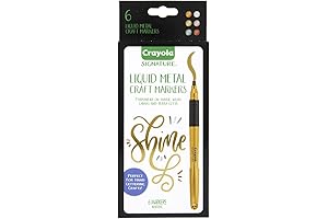 Crayola Signature Neon Light Effects Markers for Brilliant, Captivating Creations