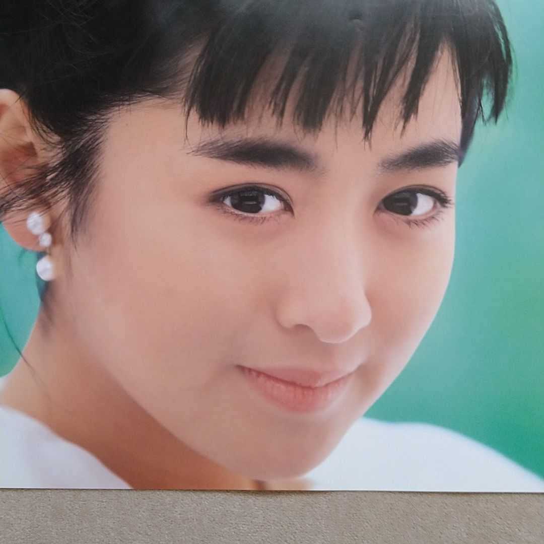 レア当時物/長期保管/'86斉藤由貴 夏・秋編 特大ポスターB2サイズ AXIA