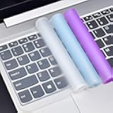 Three Ultra-Thin Waterproof and dustproof Keyboard protections, Universal Computer Keyboard protections, 12-14-inch laptops, White + Purple + Blue