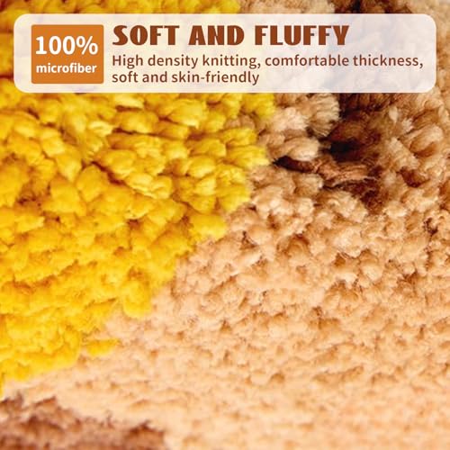Dermalyx Tapis De Bain Avec Motif Capybara Et Petit Canard, Tapis Doux Et Antidérapant, Lavable, Tapis De Salle De Bain, Tapis De Douche & Tapis De Bain 40 x 60 cm – vue 3