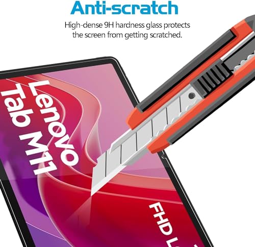 Image of VERTUS Premium Tempered Glass Screen Protector for Lenovo Tab M11 11 inch with Anti-Scratch & Smudge Proof Coating