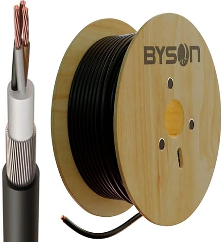 SWA – Steel Wire Armoured Heavy Duty Power Cable (6943X)– BASEC APPROVED (50 Meters, 3 Core 10mm)