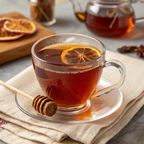 image for FGO Organic Rooibos Tea, 16 Ounce Loose Leaf Bulk Resealable Bag, Caff