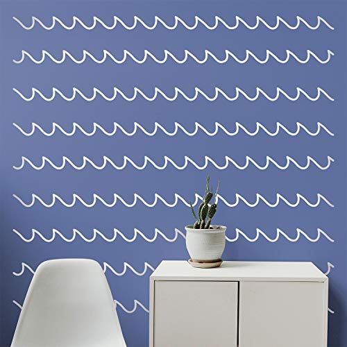 Set de 3 Vinilos Decorativos de Pared - Olas - Moderno miniatura 2