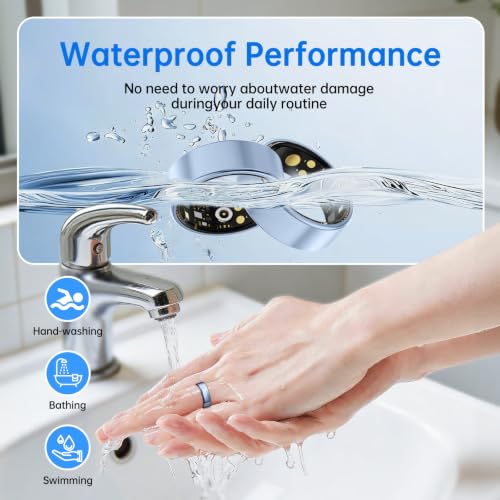 Image of Smart Ring for Women & Men, Health Tracker Ring, Fitness Tracker Ring