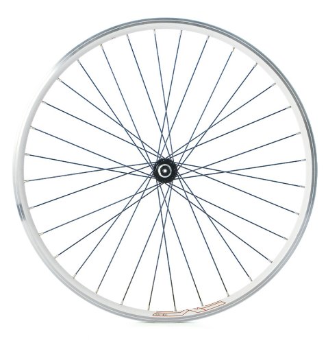 Roue 26" VTT Avant Jante ALU Double PAROI Argent Frein Patin MOYEU ALU Blocage Rapide