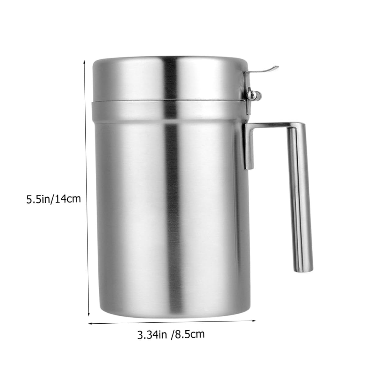 NOLITOY Botella Dispensadora de Aceite de Cocina Vinagrera Práctica de Acero Inoxidable Aceitera Multifunción para Cocinar Restaurantes y Barbacoas
