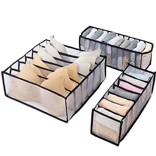 FAMKIT 3 Stks/Set Ondergoed Organizer Set Garderobe Lade Sokken Bra Underpants Organizer