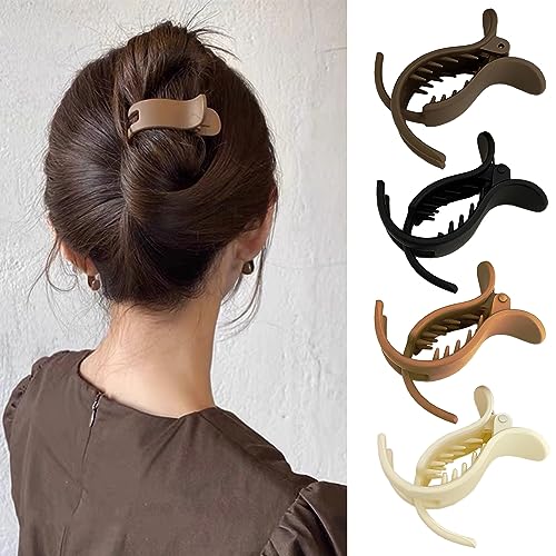 Set de 4 pinzas para cabello para mujeres miniatura 1