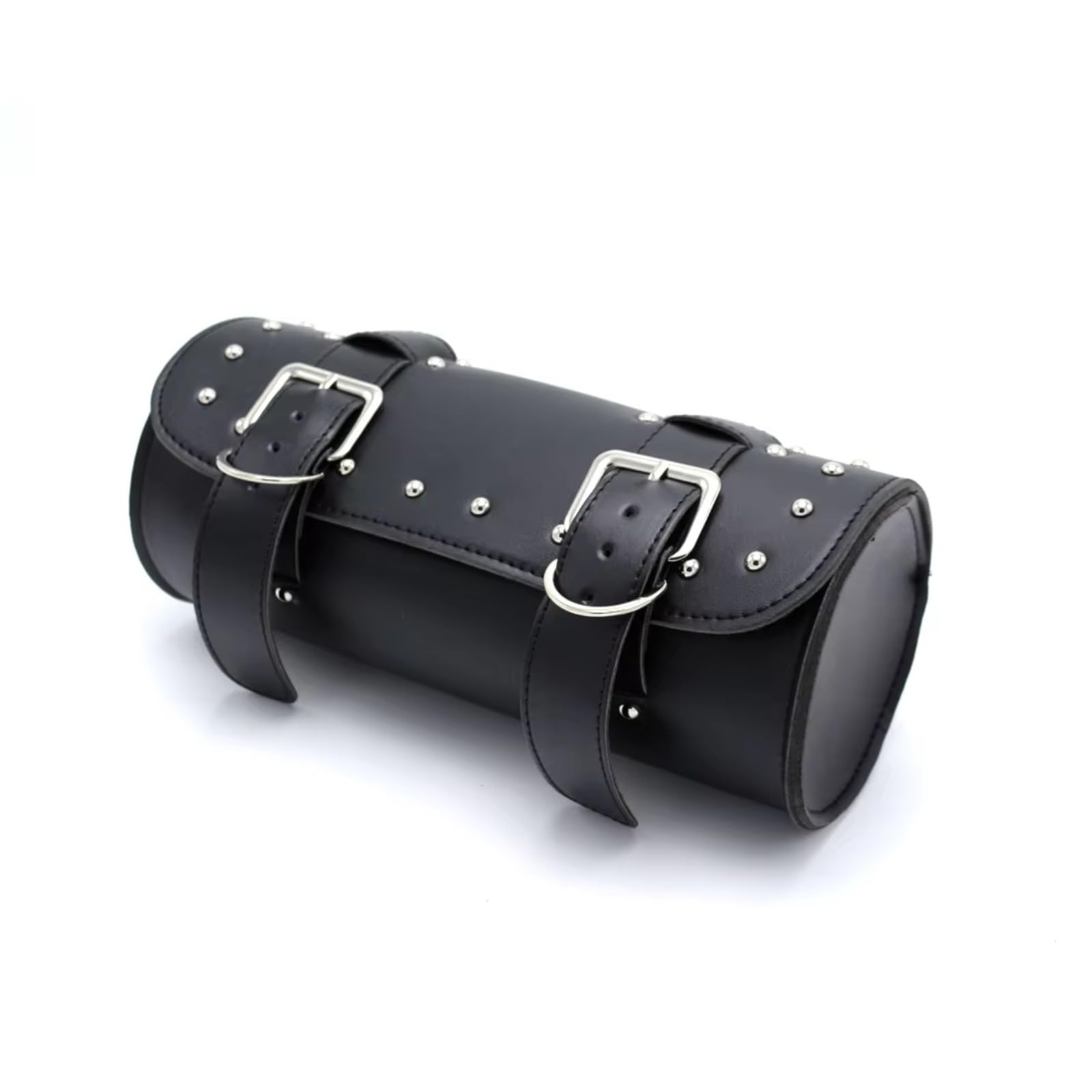 Compatibile Con Ducati 1 Pz Borsa Per Attrezzi Moto PU Forcella Anteriore Manubrio Parti Stoccaggio Roll Tail Accessori Sacche Moto(Black)