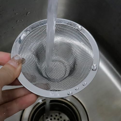 Colador para fregadero de acero inoxidable 3.5 pulgadas miniatura 3