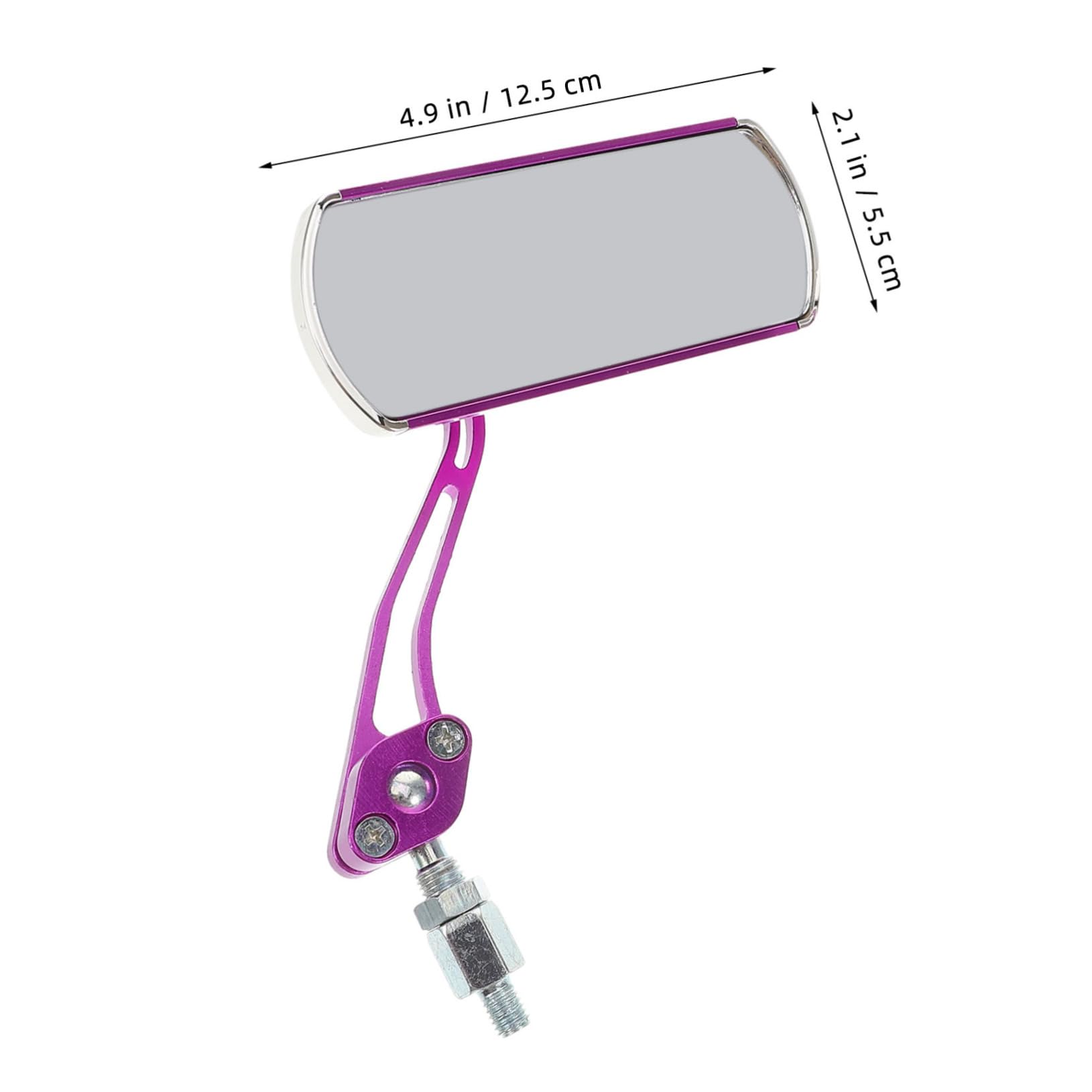 KOMBIUDA Specchietto Retrovisore Per Bici Elettrica Scooter Accessori Visibilità Chiara Design Multifunzionale Resistente Durevole Facile Installazione Regolazione Angolazione