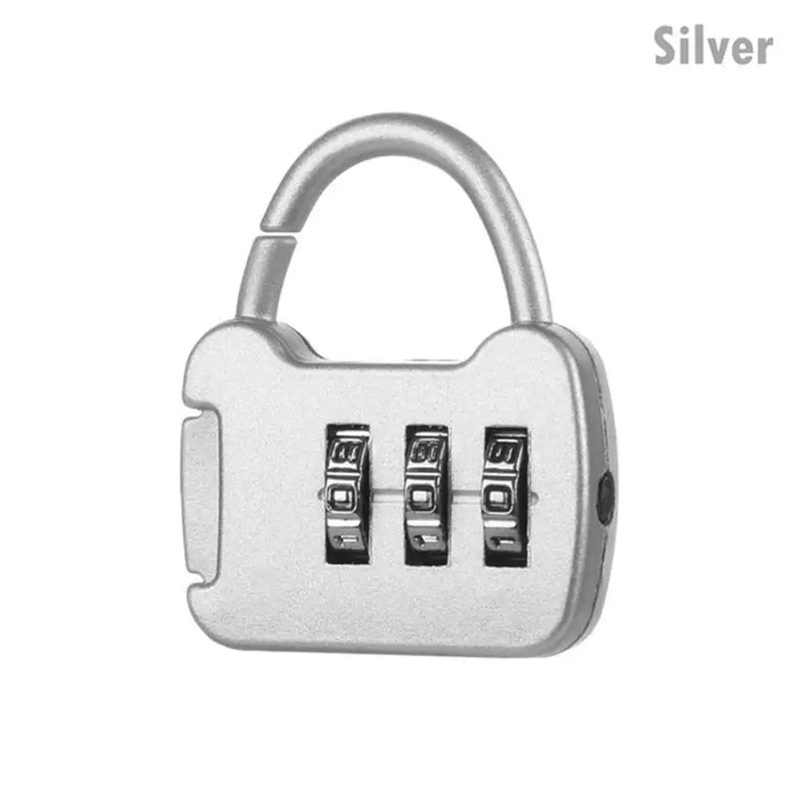 lucchetti con codice, Lucchetto di sicurezza for valigia da viaggio con lucchetto a 3 cifre e password, 1 pezzo(Red)