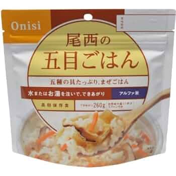 Amazon | アルファ米 尾西の五目ごはん | 尾西食品