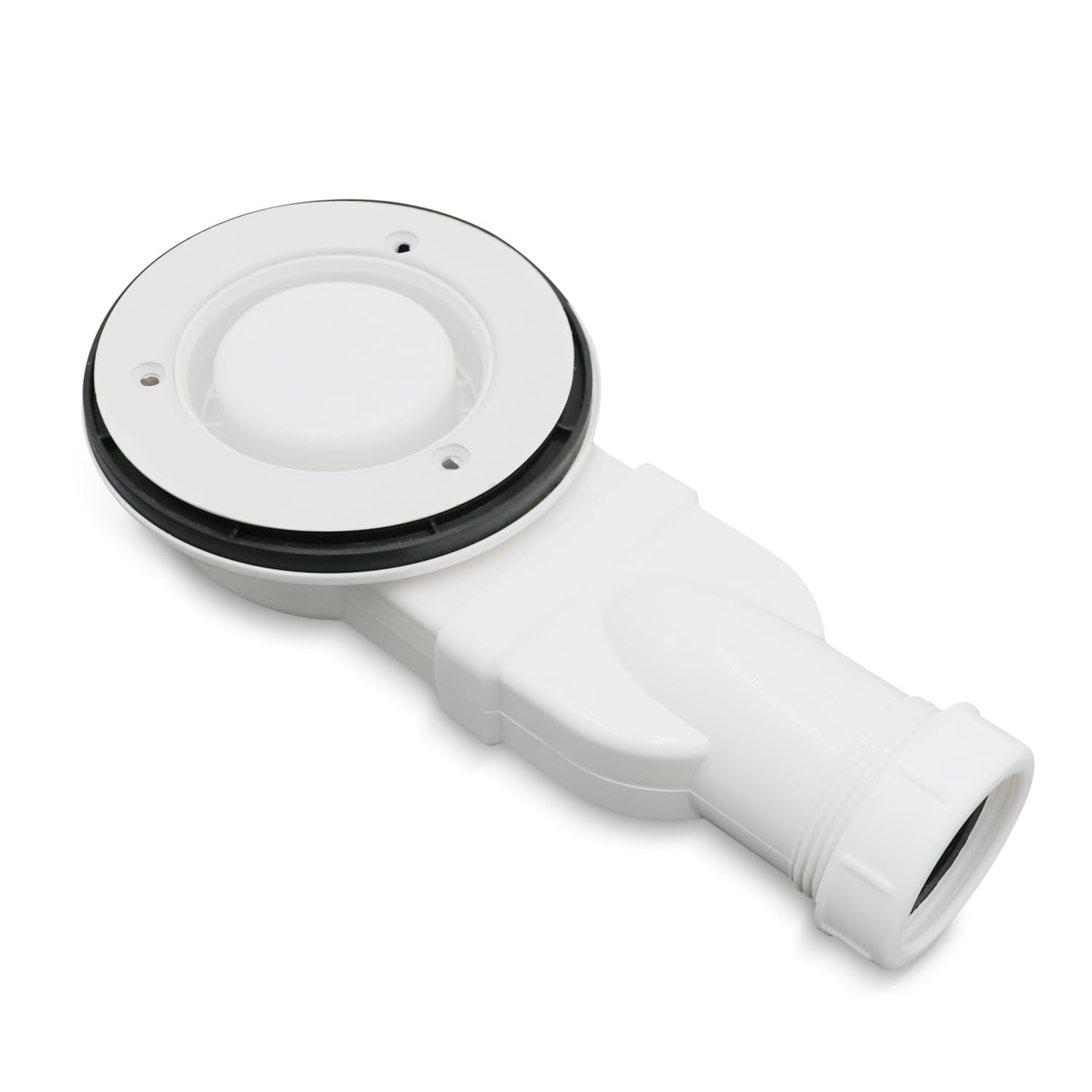 90mm Shower Tray Waste High Flow Easy Clean White Multi-Fit