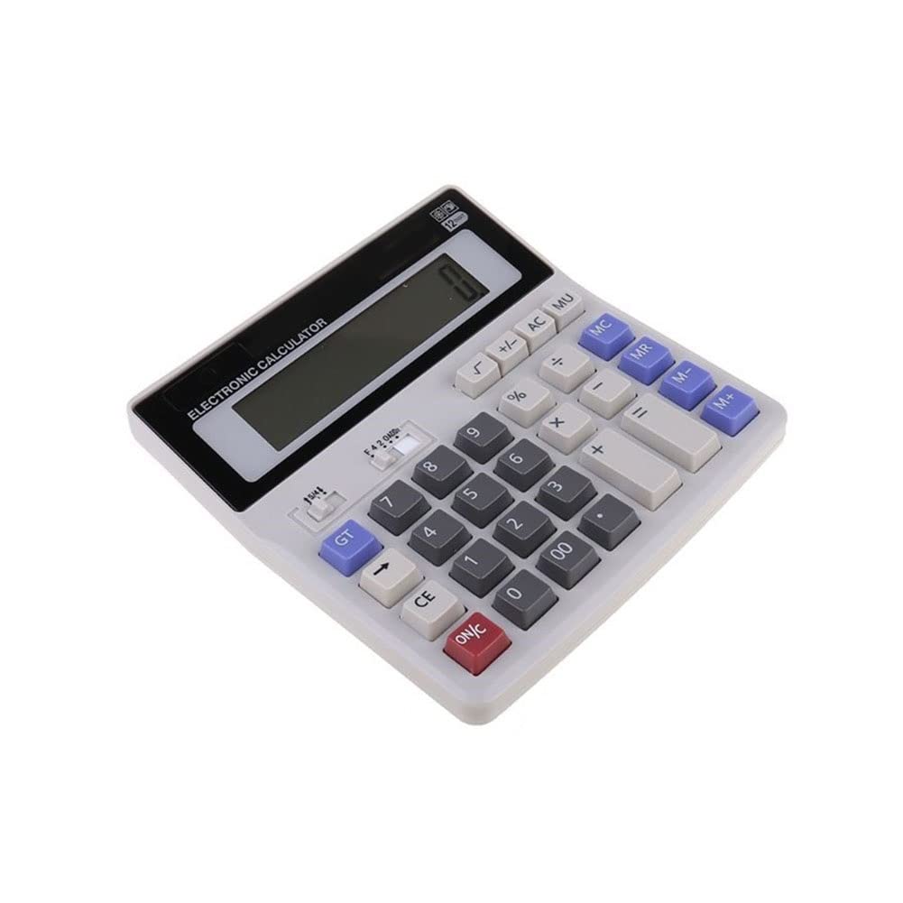 Calcolatrice, Calcolatrice da Tavolo Calcolatrice Elettronica Scientifica di Base Calcolatrici da Tavolo Calcolatrice Palmare con Grande Display LCD a 12 Cifre for Ufficio Scolastico (Colore : 1)