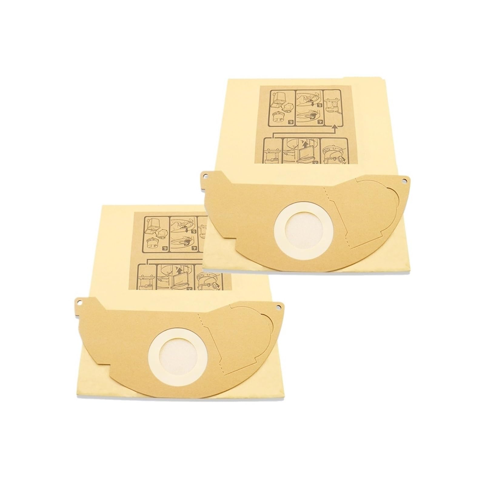 Kvcccss E Paper Dust Bags ，Compatibl For Karcher，Wd2/ Mv2/ Wd2200 Vacuum Cleaner(E)