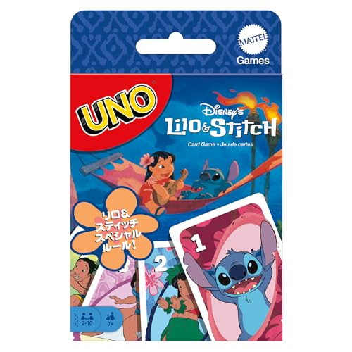 マテルゲーム(Mattel Game) ウノ(UNO) リロ＆スティッチ ゲーム パーティーグッズ カードゲーム 112枚 2-10人用 7歳から ブルー JCC10 (B0CPTBBR13) Amazon価格推移・価格追跡