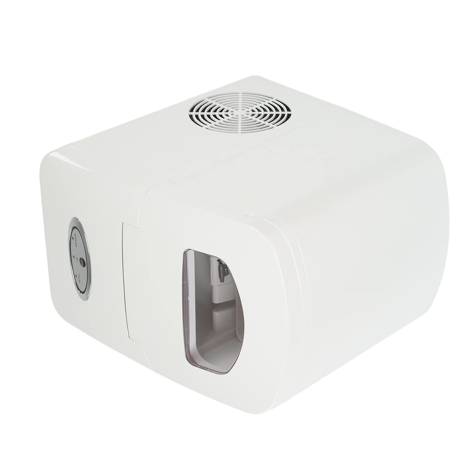 Máquina para Hacer Hielo Tipo para Encimera, 9 Cubitos de Hielo en 9 Minutos, 10 Kg en 24 Horas, con Autolimpieza, Ultrasilenciosa, 20-40 DB, para Bar en Casa (Enchufe europeo 220V)