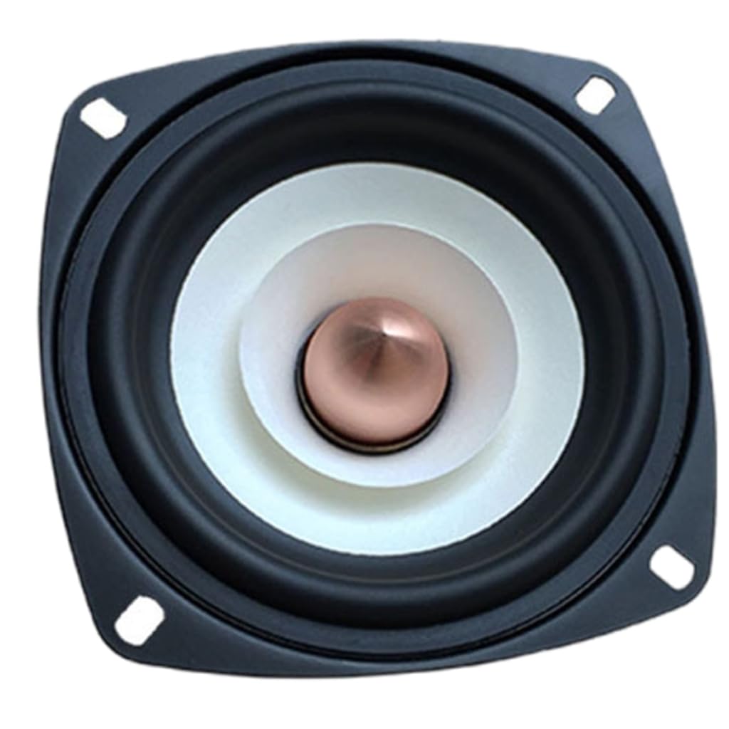 Elnwnnkc High Fidelitys 4Inch Aluminum Cone Woofer for Home Music Systems and Speakers Project Sound